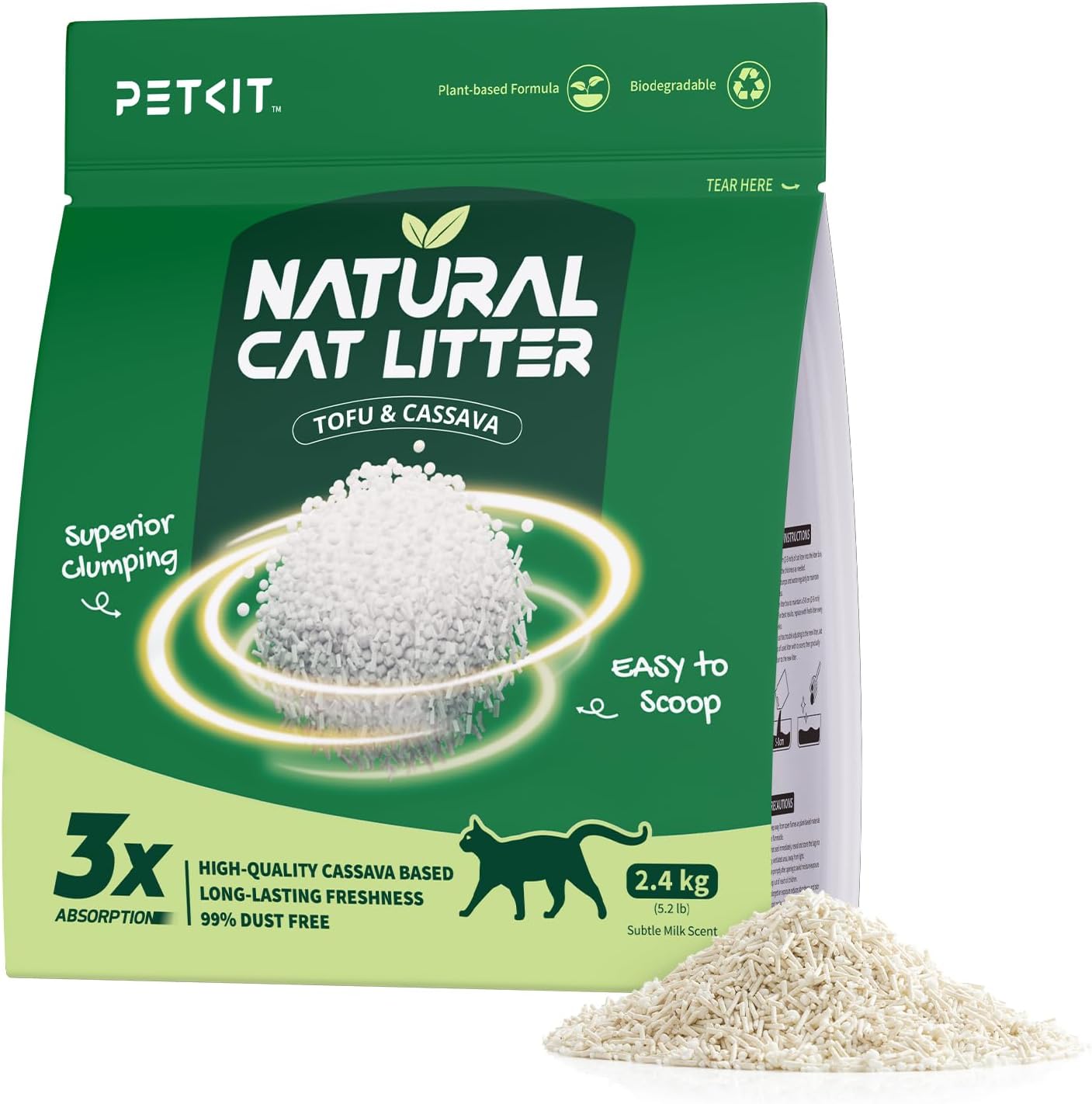Natural Cat Litter - 4 Bags