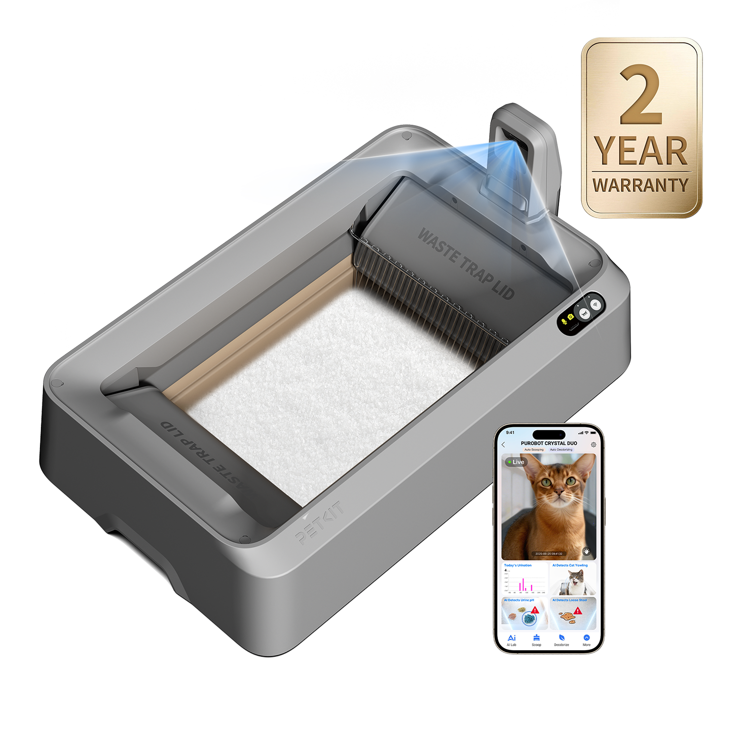 PETKIT_Gray_Purobot_Crystal_Du
