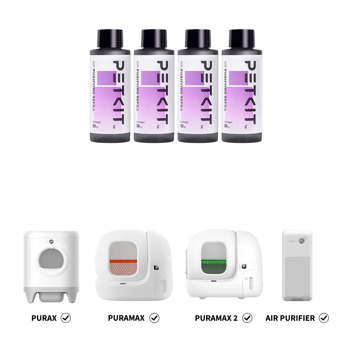 PURA X / PURA MAX Purifying Refill(4 bottles)