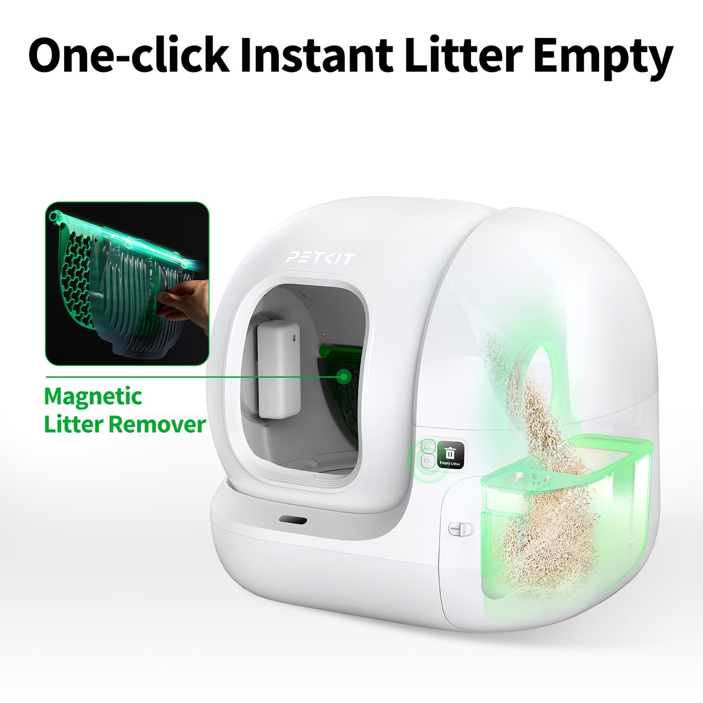 Odor Eliminator N50 2.0 & Trash Bags & Purifying Liquid Refill
