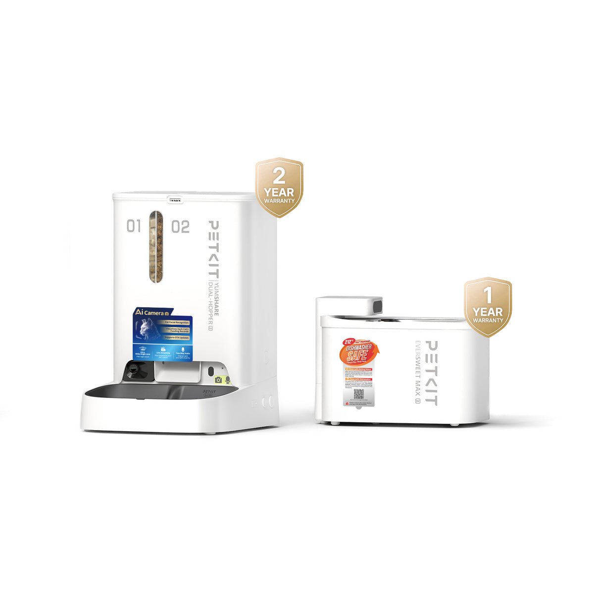 YumShare Dual-Hopper 2 + EverSweet Max 2(CORDLESS)
