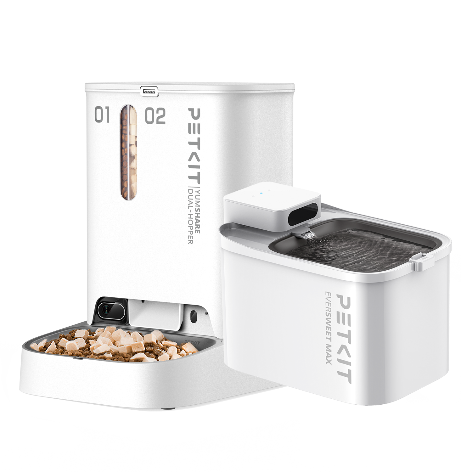 かるぴすページ PETKIT YUMSHARE DUAL-HOPPER YumShare Dual Hopper+EverSweet Fountain – PETKIT UK